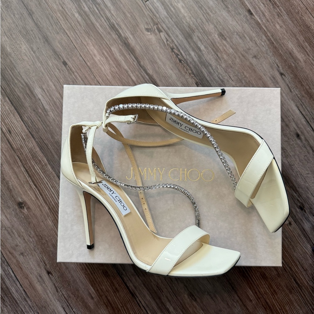 Jimmy Choo Talika Patent Leather Sandals